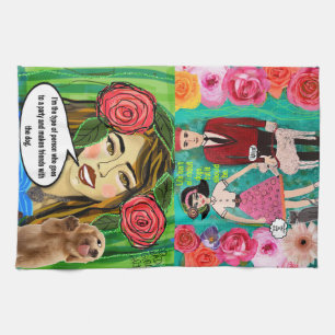 keukenhanddoek voor Dish towel-honden