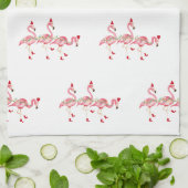 Keukenhanddoek voor kerstontvlamming (Gevouwen)