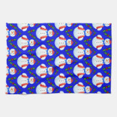 keukenhanddoek voor kerstsnowman (Horizontaal)