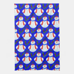 keukenhanddoek voor kerstsnowman