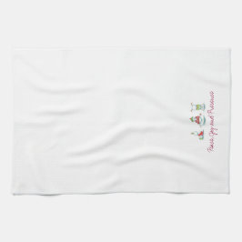 Keukenhanddoek voor kerstyoga