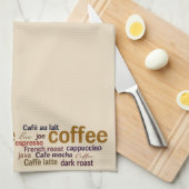 Keukenhanddoek voor koffie (Quarter Fold)