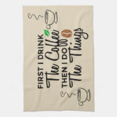 Keukenhanddoek voor koffie (Verticaal)