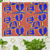 keukenhanddoek voor rood en blauw eten (Gevouwen)