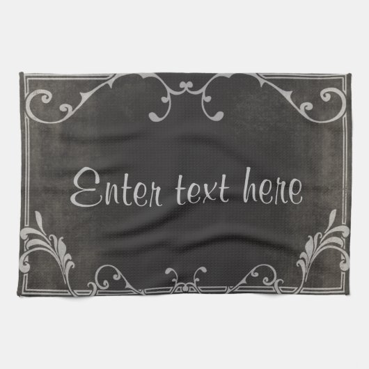 Keukenhanddoek voor Silent Filmscript (Horizontaal)