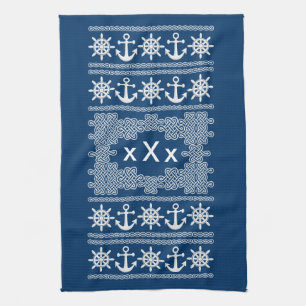 Keukenhanddoek voor speciale monogram