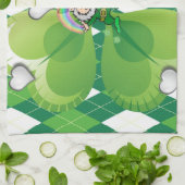 Keukenhanddoek voor St. Patrick's Day (Gevouwen)