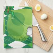 Keukenhanddoek voor St. Patrick's Day (Quarter Fold)