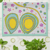 KEUKENHANDDOEK "VROEGE LENTE" (Gevouwen)