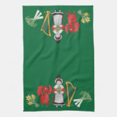 Keukenhanddoek: Welsh, Daffodils, Dragon Leeks Har Theedoek (Verticaal)