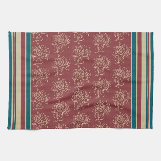 Keukenhanddoeken of theedoeken, leeuwen, blauwe Fl (Horizontaal)