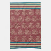 Keukenhanddoeken of theedoeken, leeuwen, blauwe Fl (Verticaal)