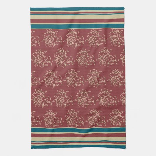 Keukenhanddoeken of theedoeken, leeuwen, blauwe Fl (Verticaal)