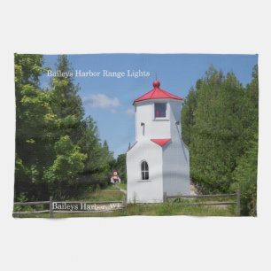 keukenhanddoeken van Baileys Harbor Range Lights