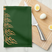 Keukenhanddoeken voor kerstbomen (Quarter Fold)