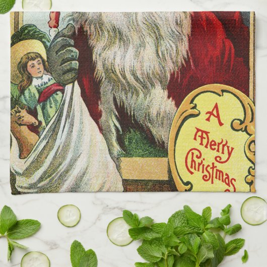 Keukenhanddoeken voor kerstfeestdagen (Gevouwen)