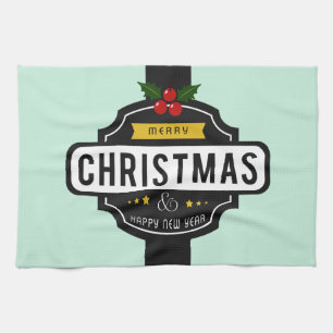 Keukenhanddoeken voor kerstkeuken