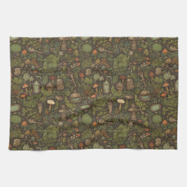 Keukenhanddoeken voor paddenstoelen