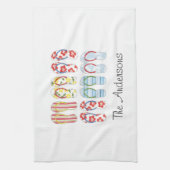 Keukenhanddoeken voor zomerTeenslippers (Verticaal)