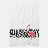 Keukenhanddoeken-Zebra Druk/Flamingo Theedoek (Verticaal)