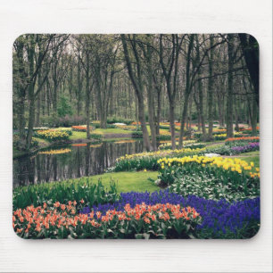 Keukenhof, een floraalbanquet muismat