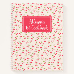 Keukenhuisje voor Cherry Pattern Notitieboek