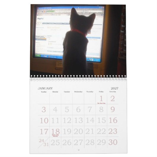keukenkalender kalender (Jan 2027)