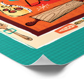 Keukenkalender met antieke keukengerei poster (Hoek)