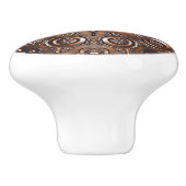 Keukenkast Knobs ~ x01 ~ Toscaanse kleuren ~ Keramische Knop (Zijkant)