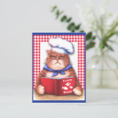 Keukenkat Briefkaart (Staand voorkant)