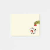 Keukenkat in een rode kerstbak post-it® notes (Voorkant)