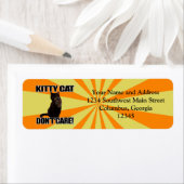 Keukenkat maakt het niet uit etiket (Insitu)