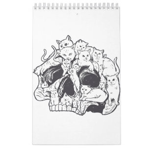 Keukenkat met Pistool-Birthday en hoge kosten voor Kalender