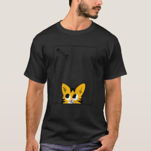 Keukenkat met visgraatdeksels t-shirt