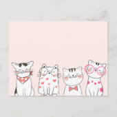 Keukenkatten Briefkaart (Voorkant)