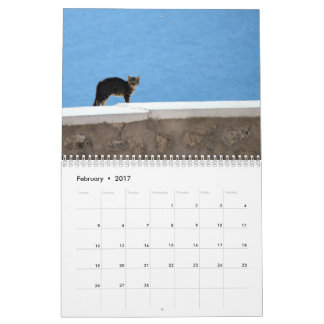 Keukenkatten in Griekenland Kalender