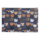 Keukenkatten overal patroon kussensloop (Achterkant)