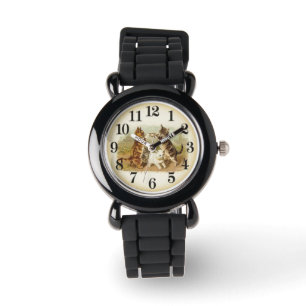 "Keukenkattenspelen" Horloge