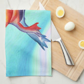Keukenkeuken en handdoek met aselecte Axolotl (Quarter Fold)