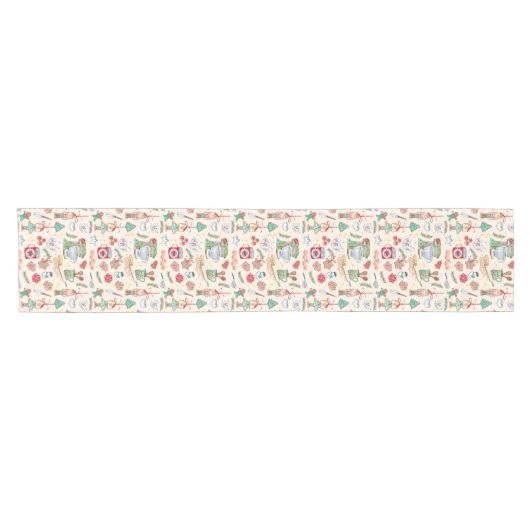 Keukenkeuken met achtergrondgelukskoekjes korte tafelloper (Horizontaal)