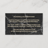 Keukenkeuken voor roken visitekaartje (Achterkant)