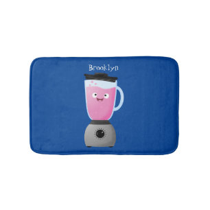 Keukenkeukenapparaat cartoon voor fijne voedselble badmat