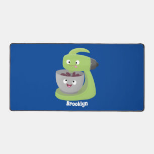 Keukenkeukenapparaat voor cute-taart cartoon bureaumat