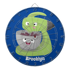 Keukenkeukenapparaat voor cute-taart cartoon dartbord