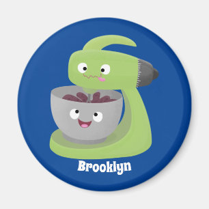 Keukenkeukenapparaat voor cute-taart cartoon magneet