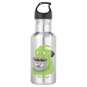 Keukenkeukenapparaat voor cute-taart cartoon waterfles