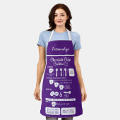 Keukenkeukenchocolade-koekjesrecept Schort (Gedragen)