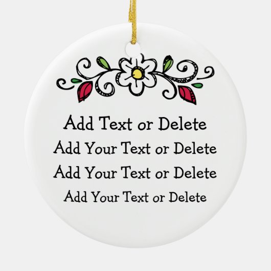 Keukenkip - SRF Keramisch Ornament (Achterkant)