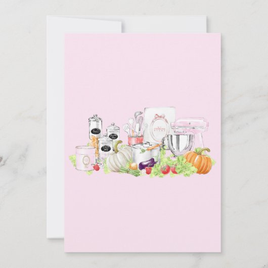 Keukenklas voor meiden uit kaart (Achterkant)