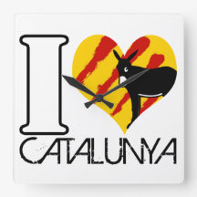 Keukenklok I LOVE CATALUNYA